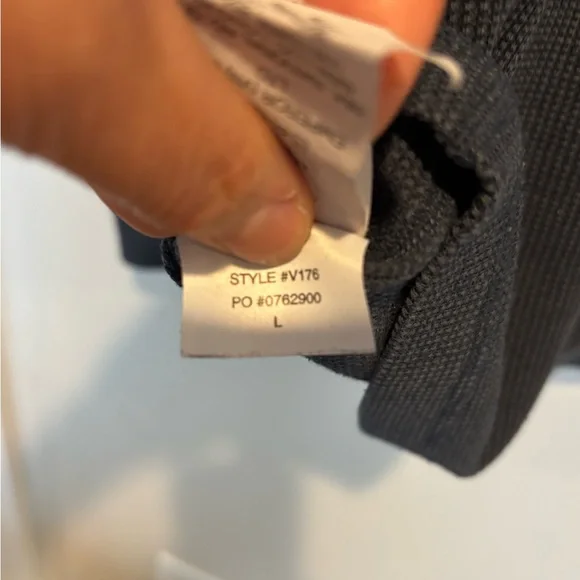 Vuori Men's Long Sleeve Shirt in Dark Blue - Picture 4 of 6